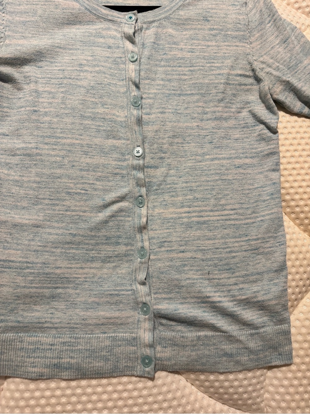 Merona Light Blue' Button-Up Cardigan Sweater - Picture 3 of 7